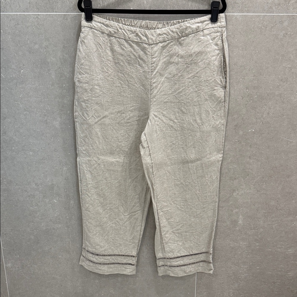 Chico’s Tan Linen Pants